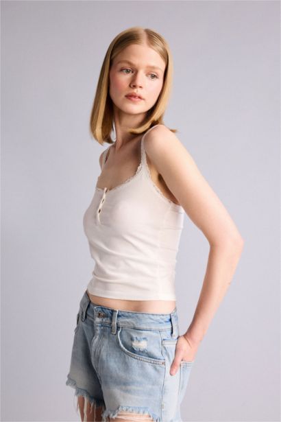 Fıtted Dantelli Atlet