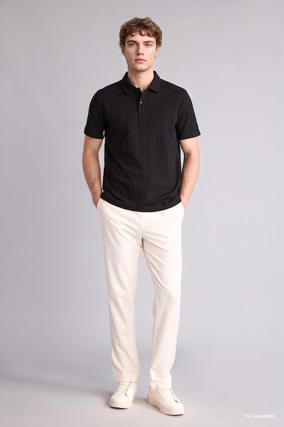 Regular Fit Short Sleeve Polo T-Shirt