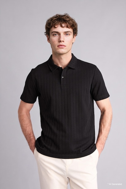 Regular Fit Short Sleeve Polo T-Shirt