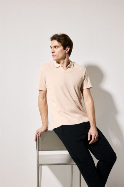 Regular Fit Short Sleeve Polo T-Shirt