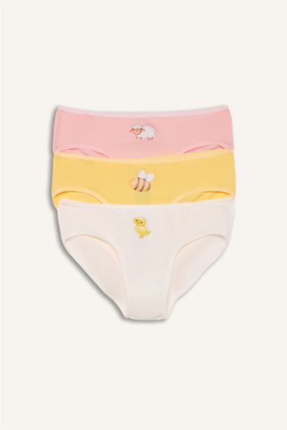 Girl 3 piece Animal Slip Panty