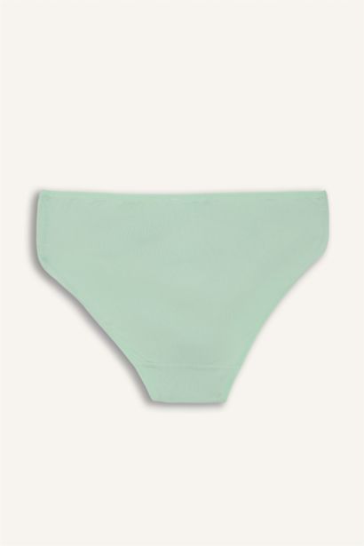 كلوت سليب بناتي ممشط مطبوع - 3 قطع