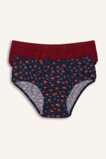 Boy 2 piece Printed Slip Panty