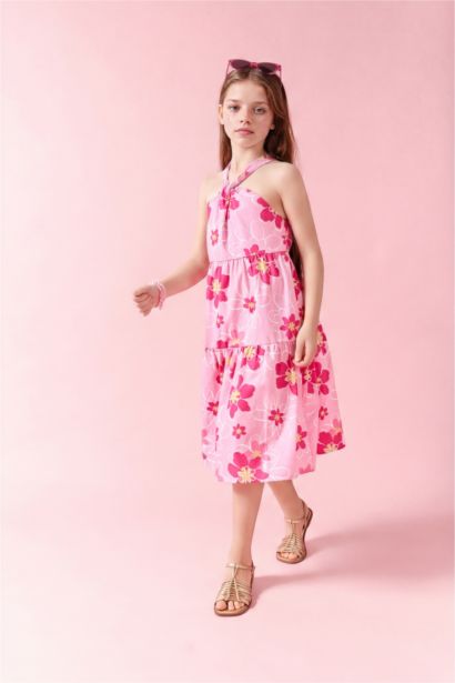 Strappy Woven Dress