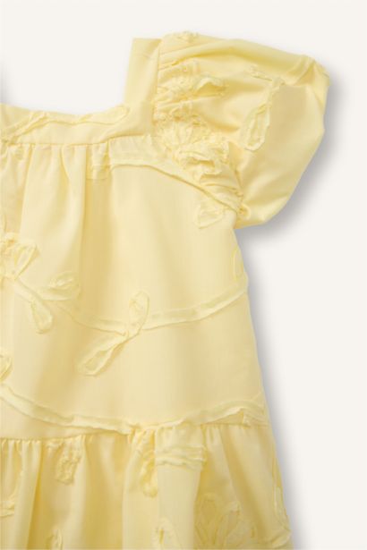 Floral Short Sleeve Woven Dress