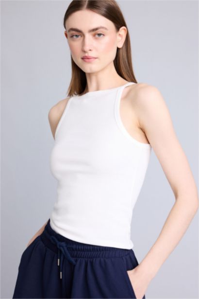 Slım Fıt Basıc Düz Atlet