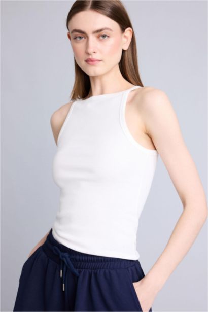 Slım Fıt Basıc Düz Atlet