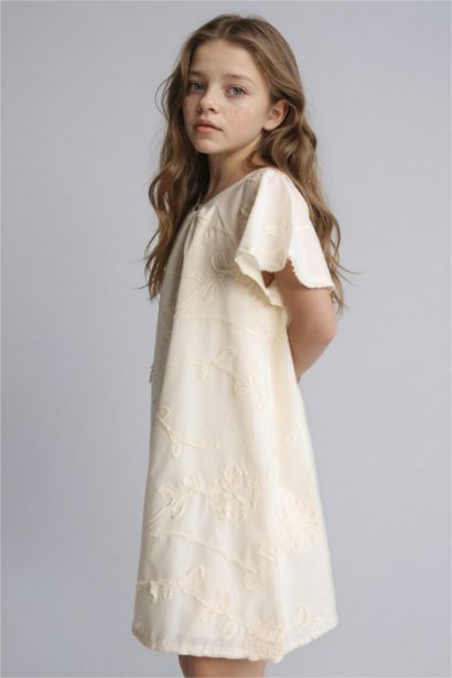 Short Sleeve Woven Dress