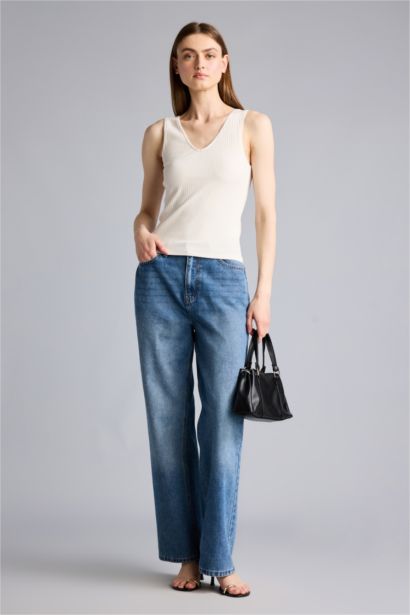 Slim Fit Kaşkorse Atlet