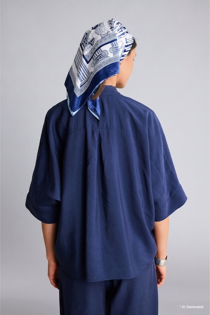 Relax Fit Modal Short Sleeve Shirt