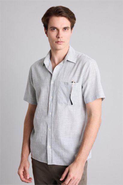 Regular Fit Cotton Short Sleeve Shirt