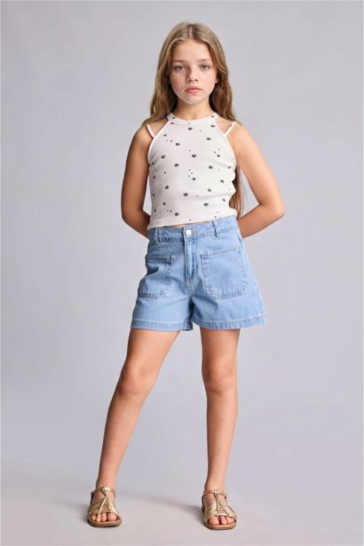 Girl Printed Ribana Tank Top