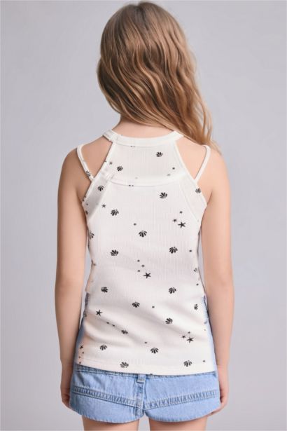 Girl Printed Ribana Tank Top