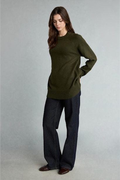 Bisiklet Yaka Relax Fit Tunik