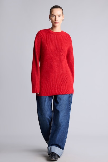 Relax Fit Knitwear Tunic