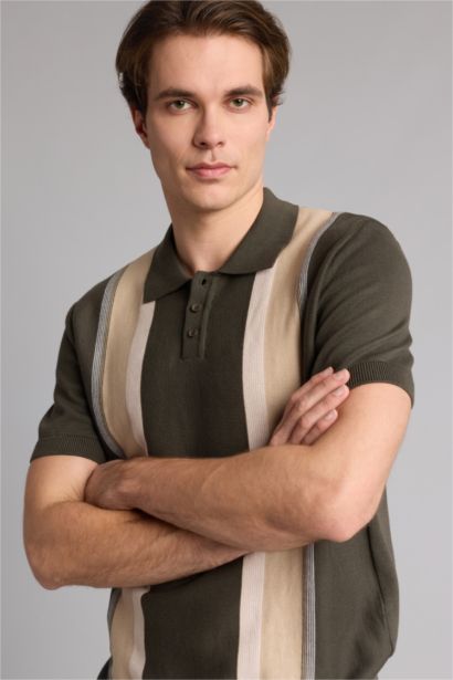 Standard Fit Short Sleeve Polo T-Shirt