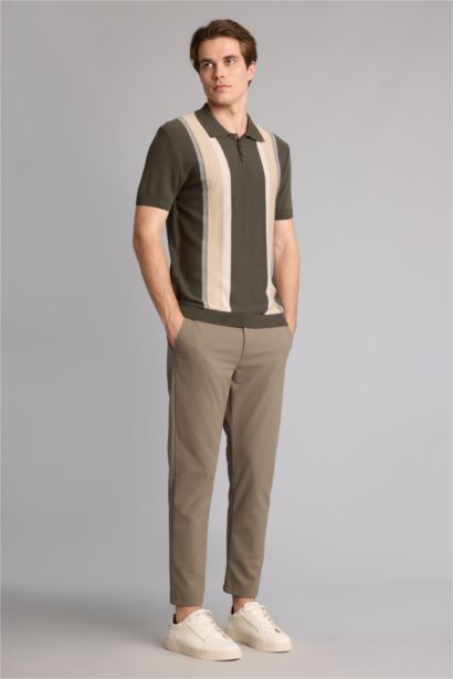 Standard Fit Short Sleeve Polo T-Shirt