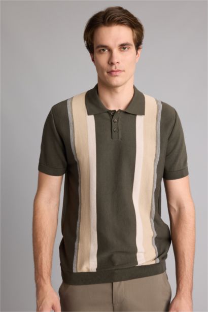 Standard Fit Short Sleeve Polo T-Shirt