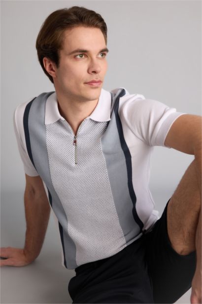 Standard Fit Short Sleeve Polo T-Shirt