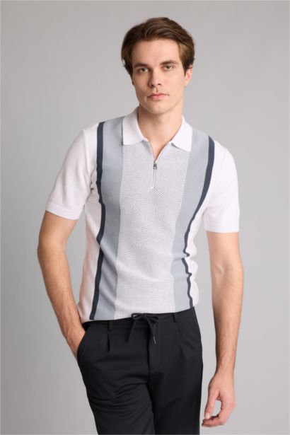 Standard Fit Short Sleeve Polo T-Shirt