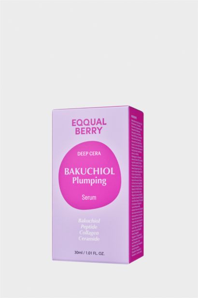 Eqqualberry - Bakuchiol Plumping Kırışıklık ve Geniş Gözenek Önleyici 13 Çeşit Peptitli Bakuchiol Serum 30ml