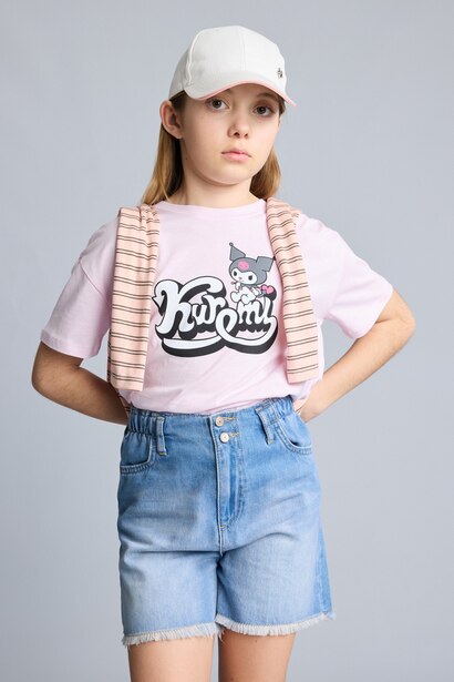 Short en jean pour fille