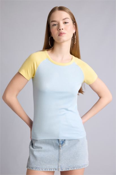 Fıtted Viskon Tişört