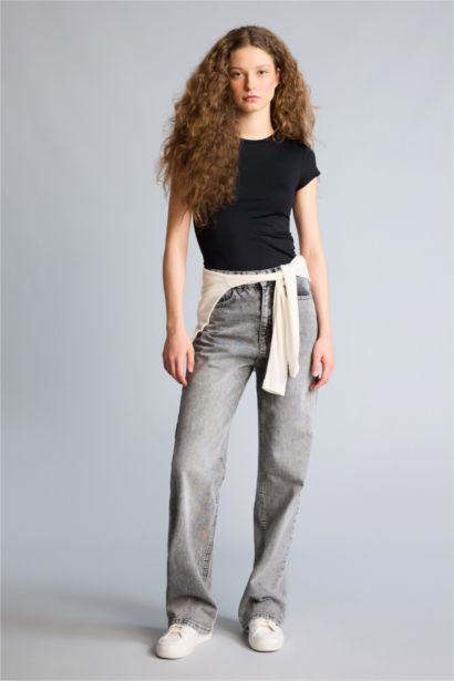 Fıtted Basıc Tişört