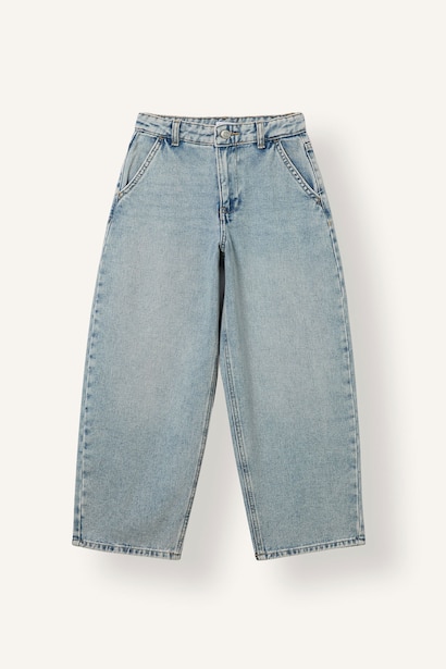 Baggy Fit Jean Kız Çocuk