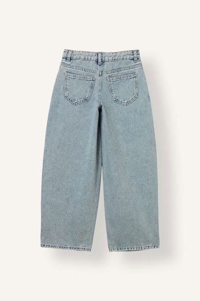 Baggy Fit Jean Kız Çocuk