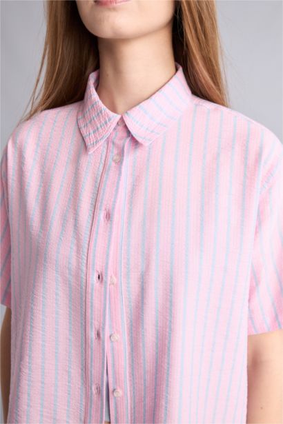 Boxy Fit Kısa kollu Gömlek