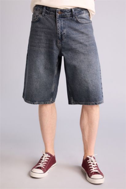 Baggy Fıt Bermuda