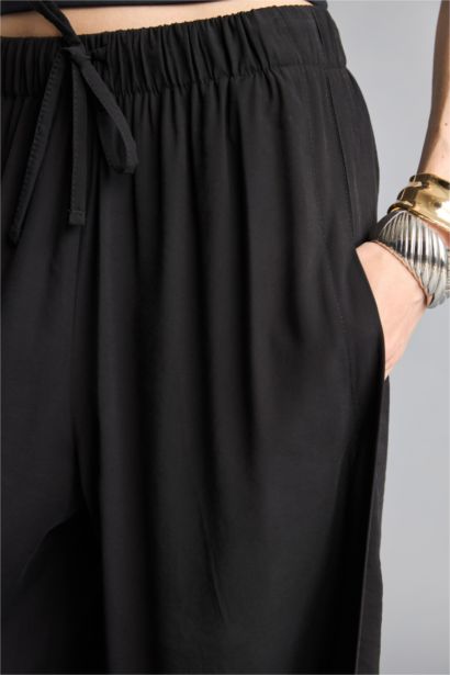 High Waist Wide Leg Trousers