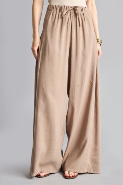 High Waist Wide Leg Trousers