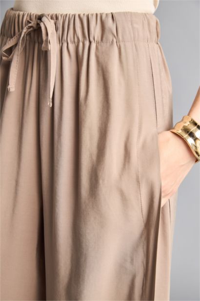 High Waist Wide Leg Trousers