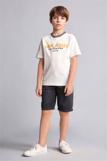 New Regular Fit Printed Short Sleeve T-Shirt