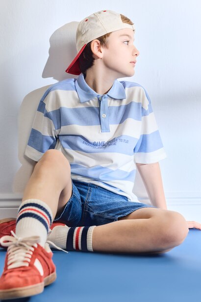 Oversize Fit 100% Cotton Short Sleeve Polo T-Shirt