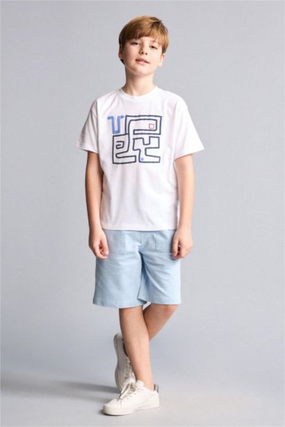 New Regular Fit Printed Short Sleeve T-Shirt