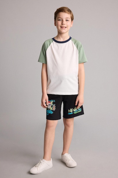 %100 Pamuk New Regular Fit Tişört Erkek Çocuk