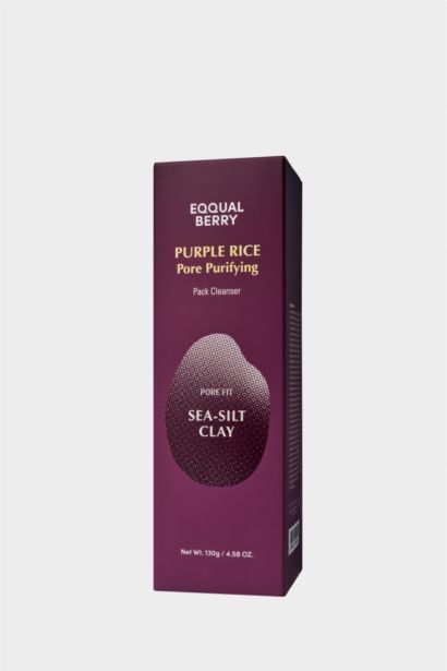 Eqqualberry Purple Rice Pore Purifying Pack Geniş Gözenek Önleyici ve Ölü Deri Arındırıcı Mor Pirinçli Temizleyici 130gr