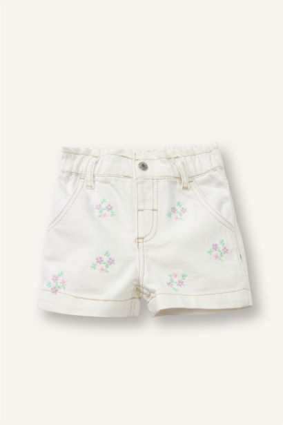 Pamuklu Şort Kız Bebek