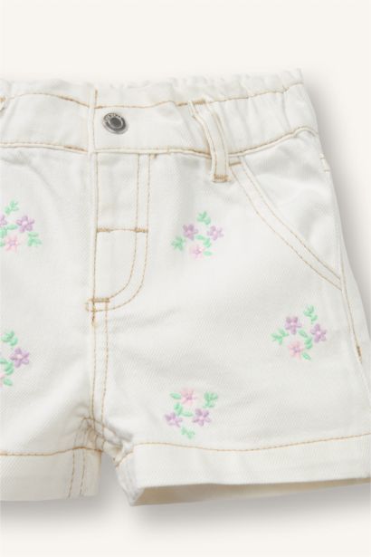 Pamuklu Şort Kız Bebek