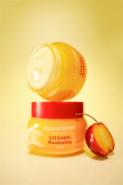 Eqqualberry Vitamin Illuminating Cream Parlatıcı ve Leke Önleyici %5 Niacinamide ve Seramid Kapsüllü Krem