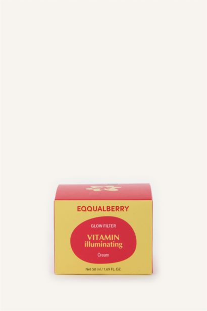 Eqqualberry Vitamin Illuminating Cream Parlatıcı ve Leke Önleyici %5 Niacinamide ve Seramid Kapsüllü Krem