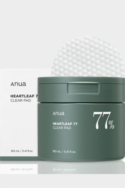 Anua - Heartleaf 77% Clear Pad (Gözenek ve Siyah Nokta Karşıtı Asitli Tonik Ped) 160ml