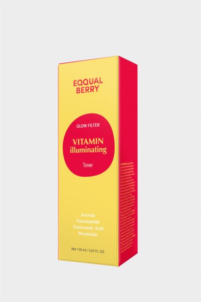 Eqqualberry Vitamin Illuminating Toner Parlatıcı ve Pürüzlü Doku Karşıtı C Vitaminli Tonik