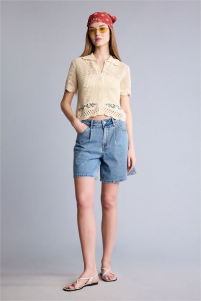 Regular Fıt Triko Gömlek