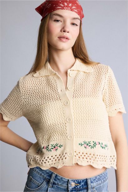 Regular Fıt Triko Gömlek