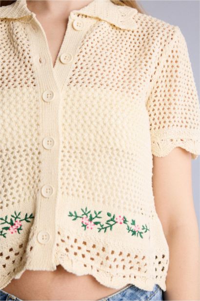 Regular Fıt Triko Gömlek