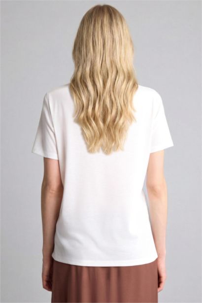 Regular Fit Leopar Baskılı Tişört